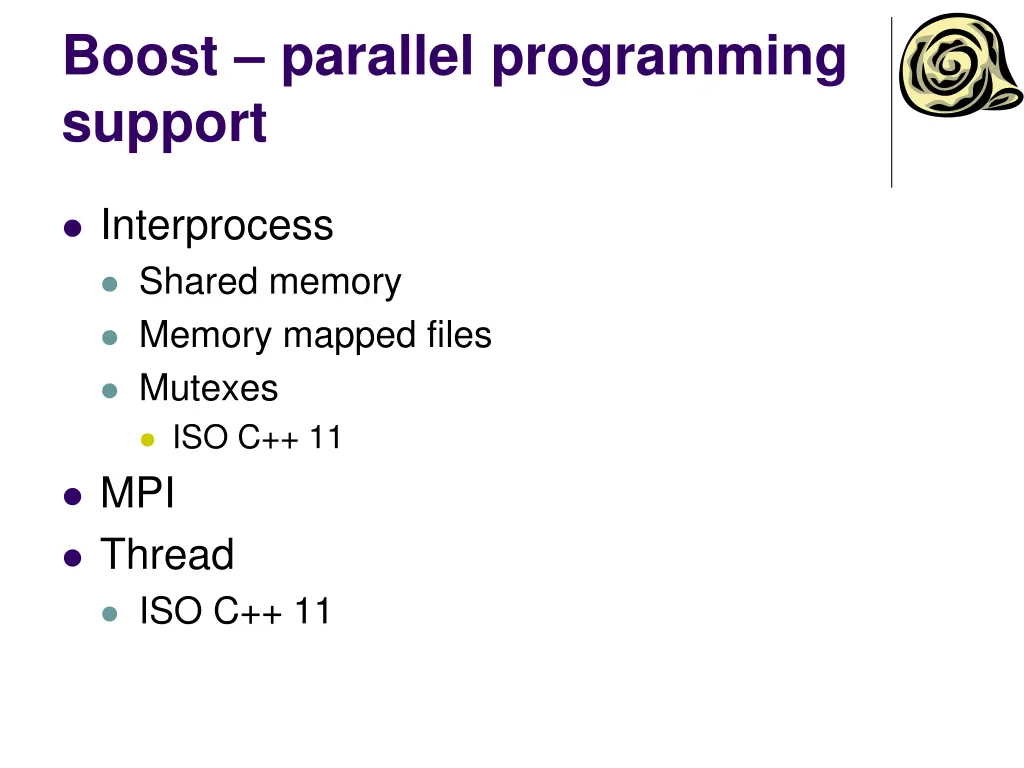 boost parallel programming support