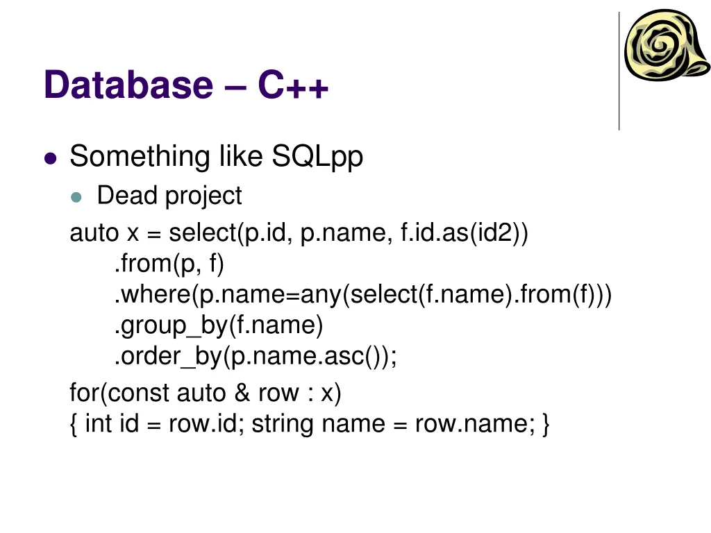 database c