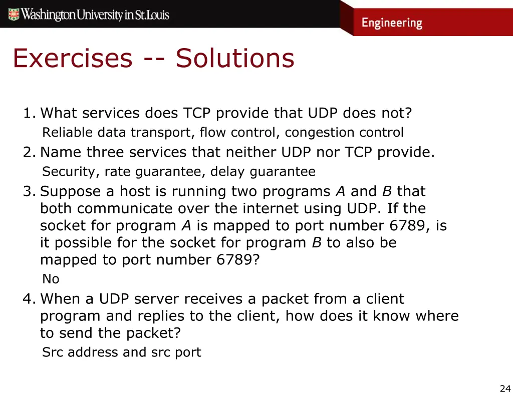 exercises solutions