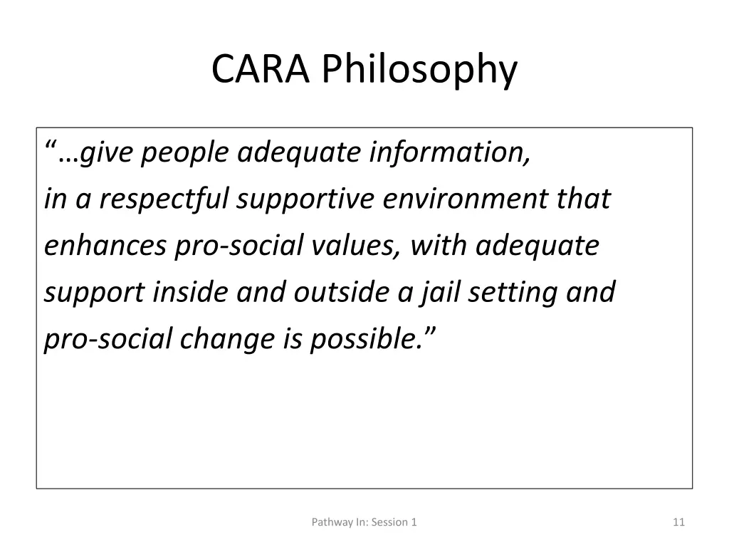 cara philosophy