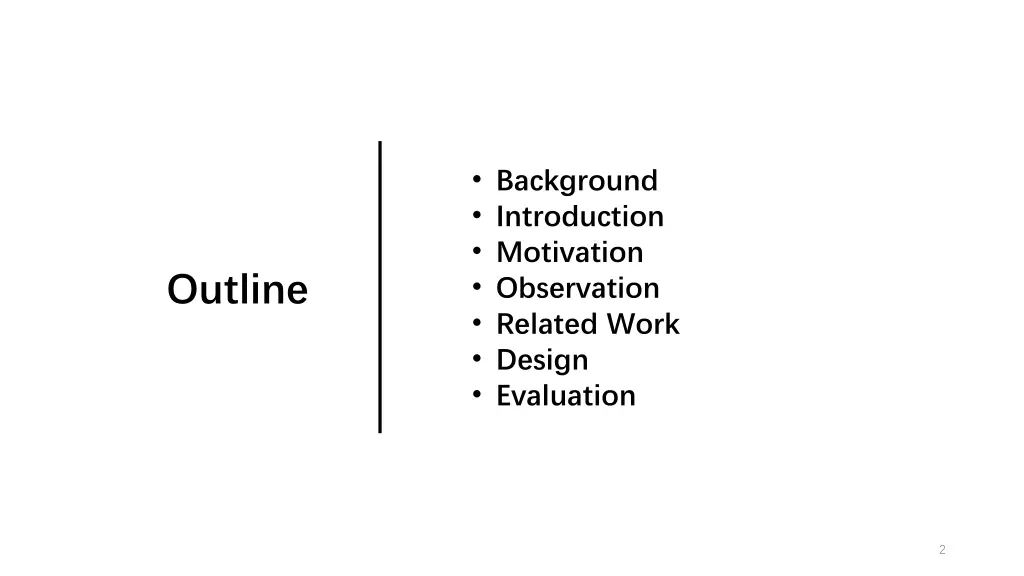 background introduction motivation observation