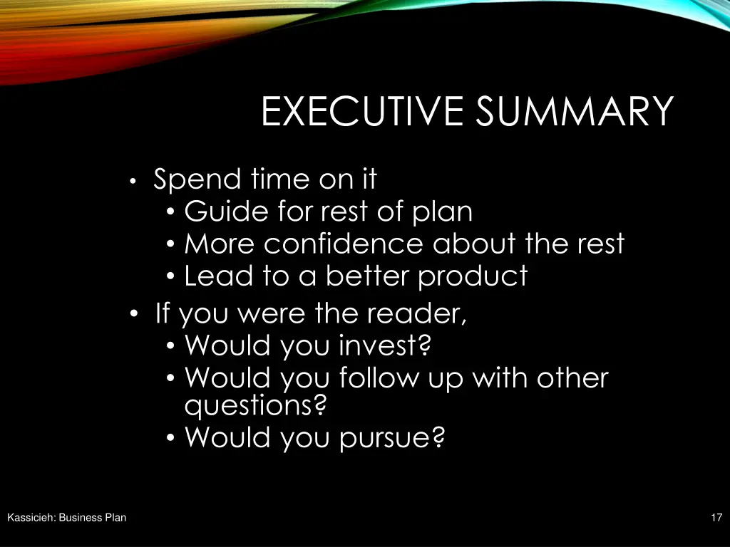 executive summary 1
