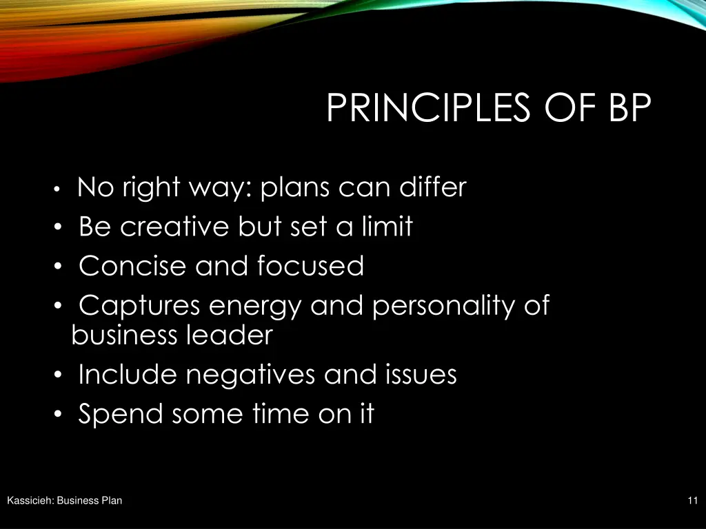 principles of bp
