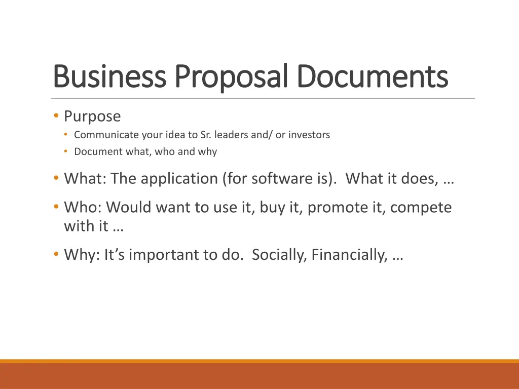 business proposal documents business proposal