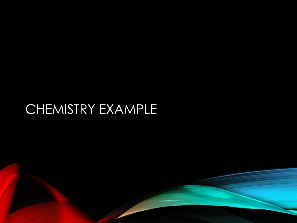 chemistry example