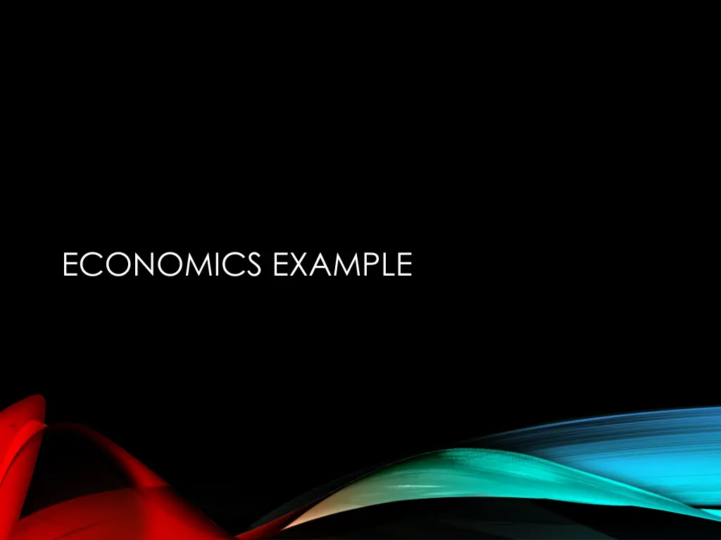 economics example