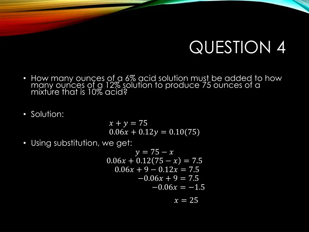 question 4