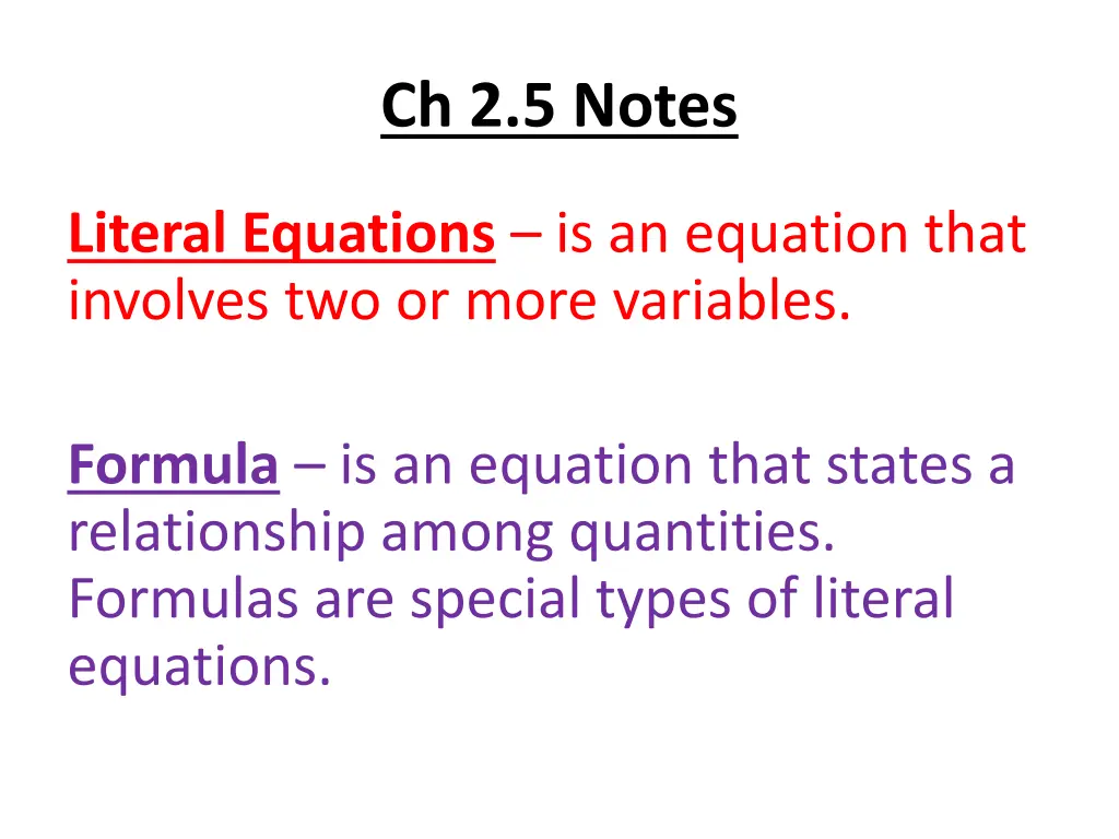 ch 2 5 notes