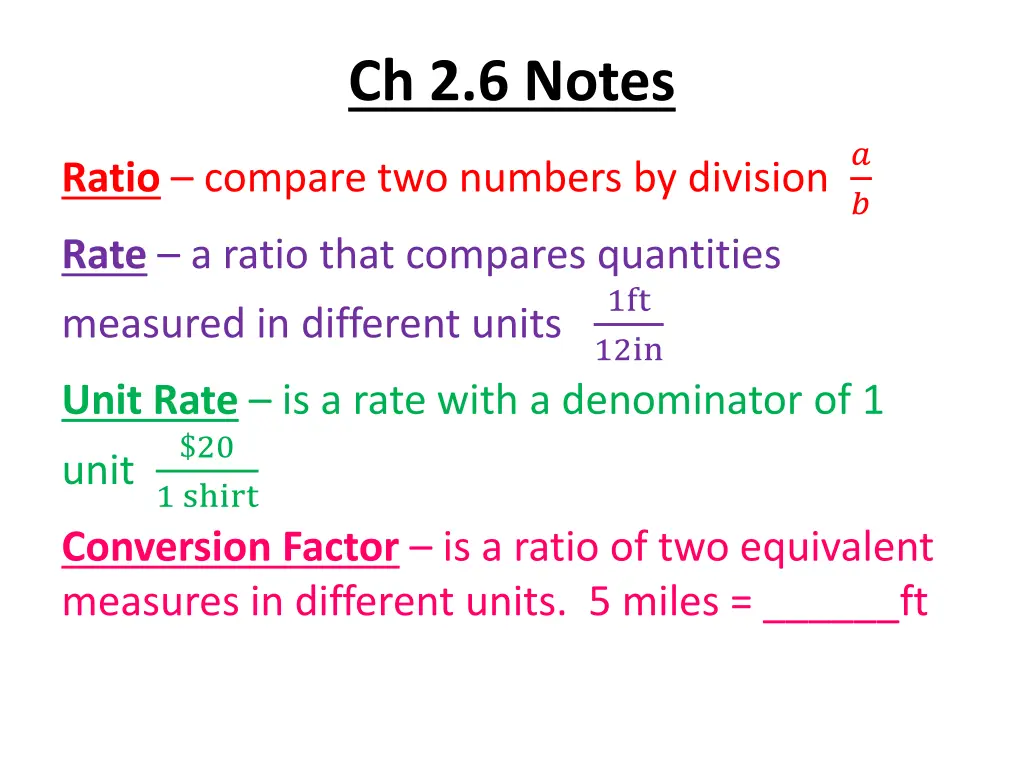 ch 2 6 notes
