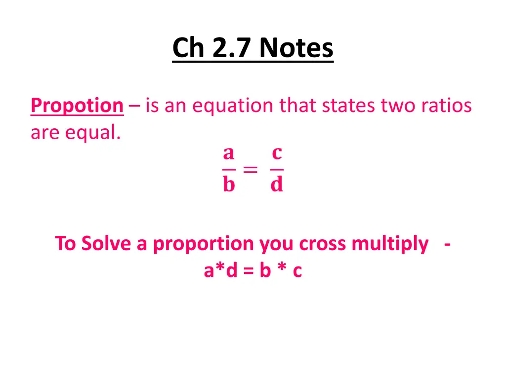 ch 2 7 notes