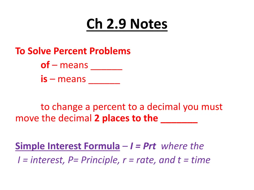ch 2 9 notes