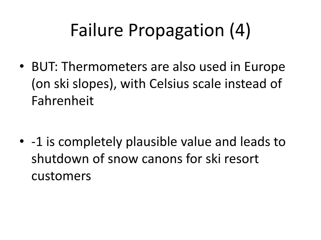 failure propagation 4
