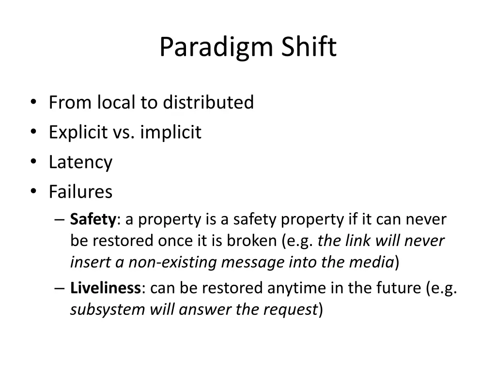 paradigm shift
