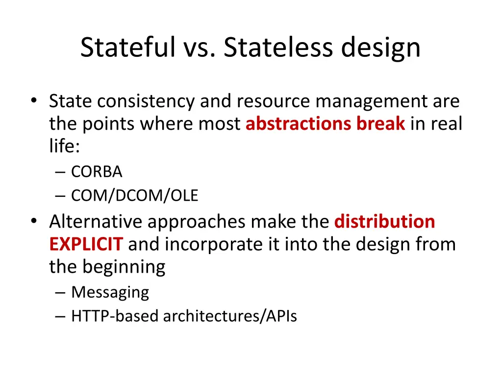 stateful vs stateless design
