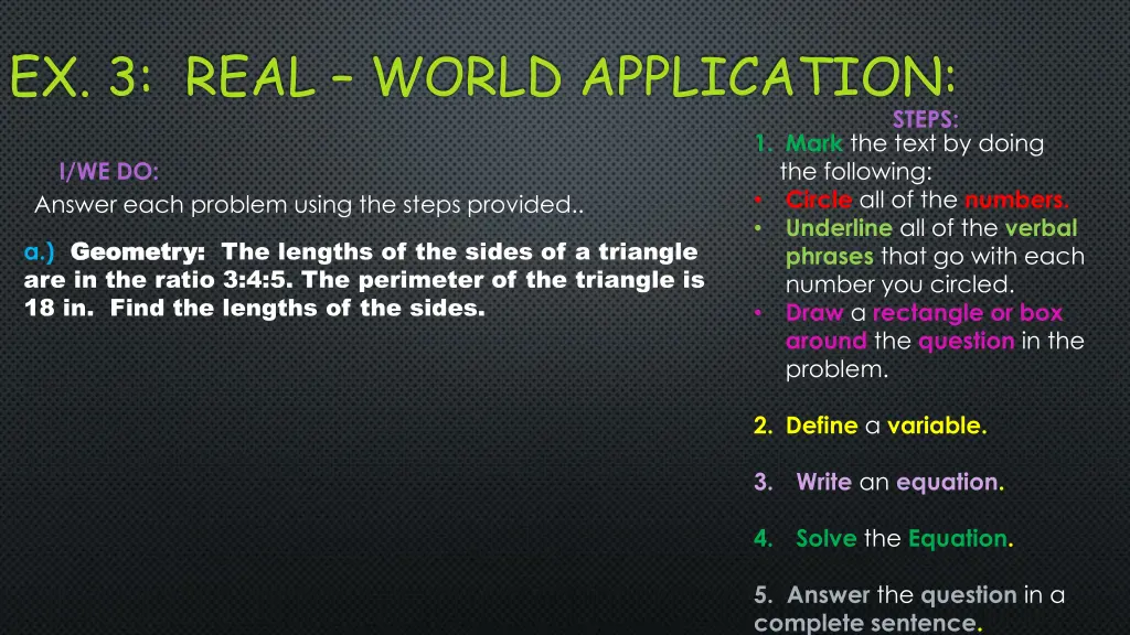 ex 3 real world application