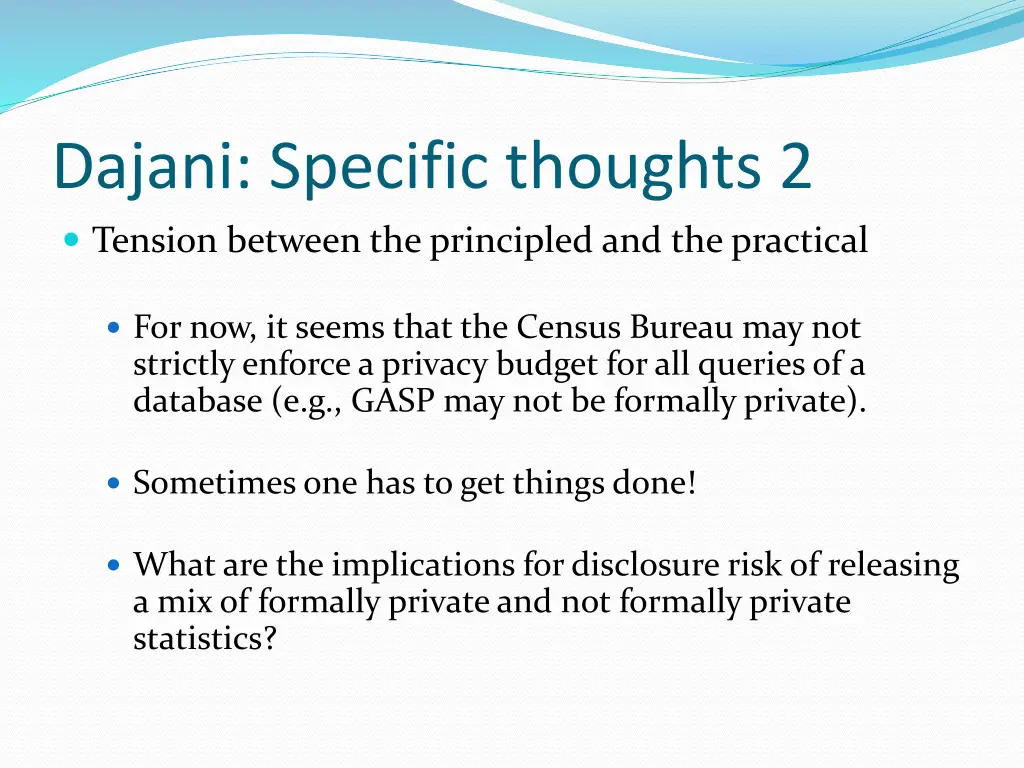 dajani specific thoughts 2 tension between