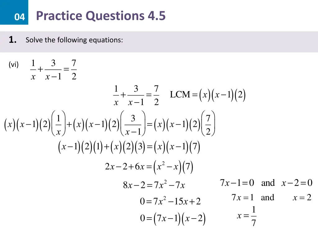 04 practice questions 4 5 7