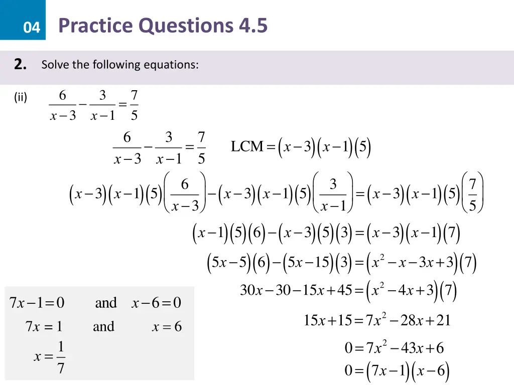 04 practice questions 4 5 9
