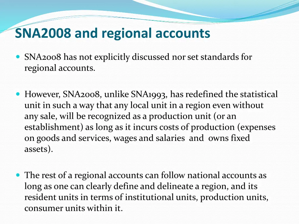 sna2008 and regional accounts