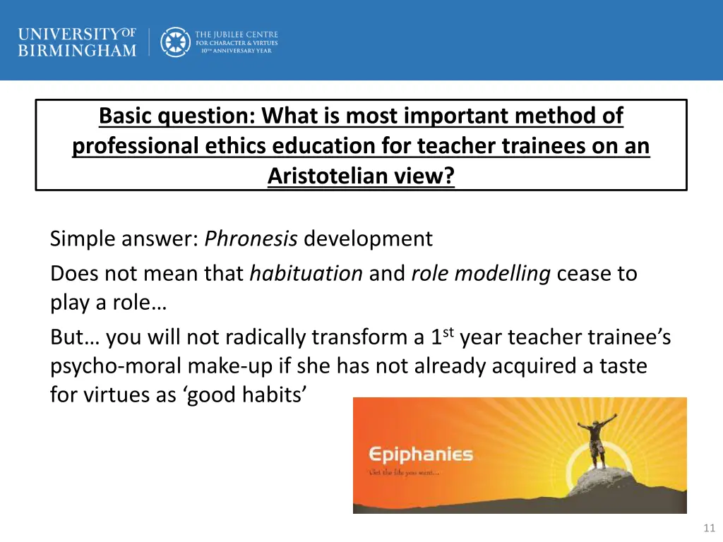 basic question what is most important method