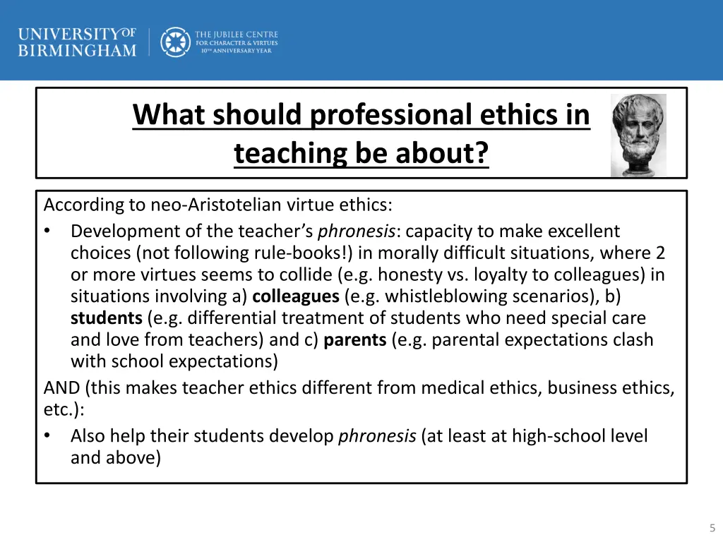 what should professional ethics in teaching