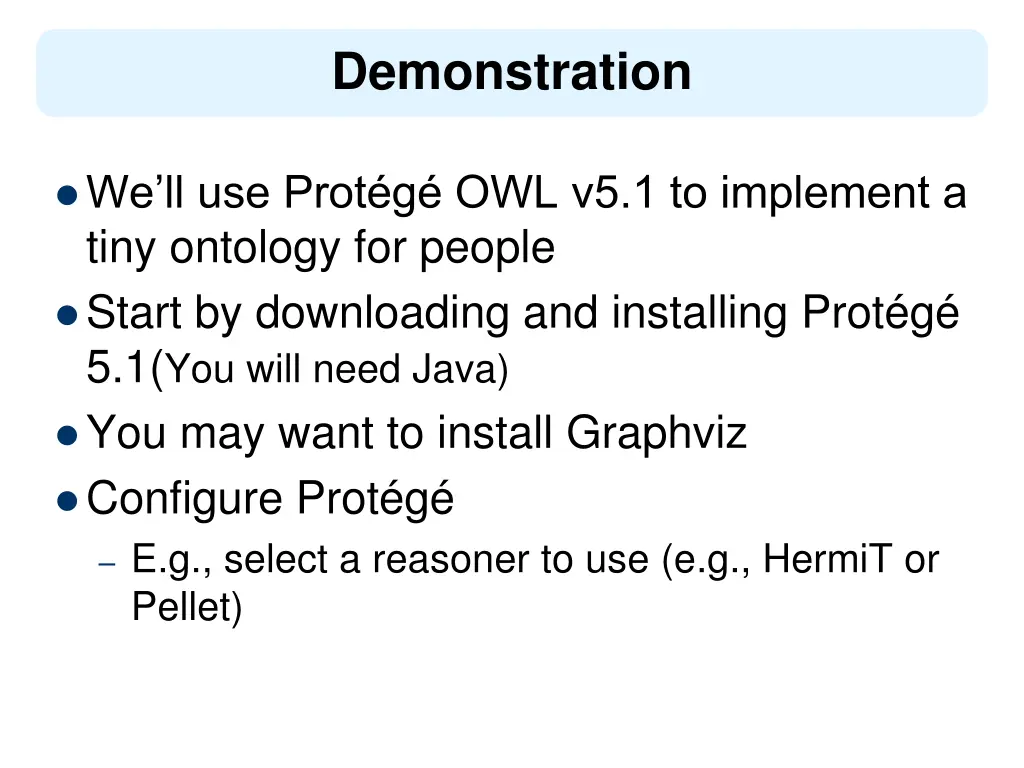 demonstration