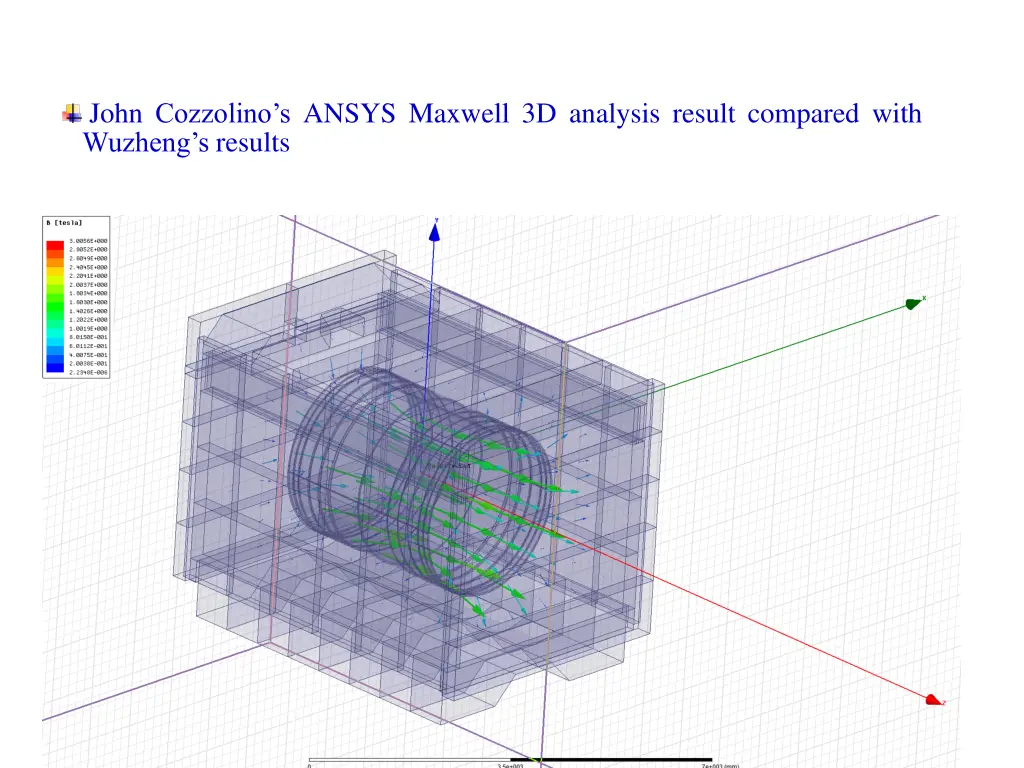 john cozzolino s ansys maxwell 3d analysis result