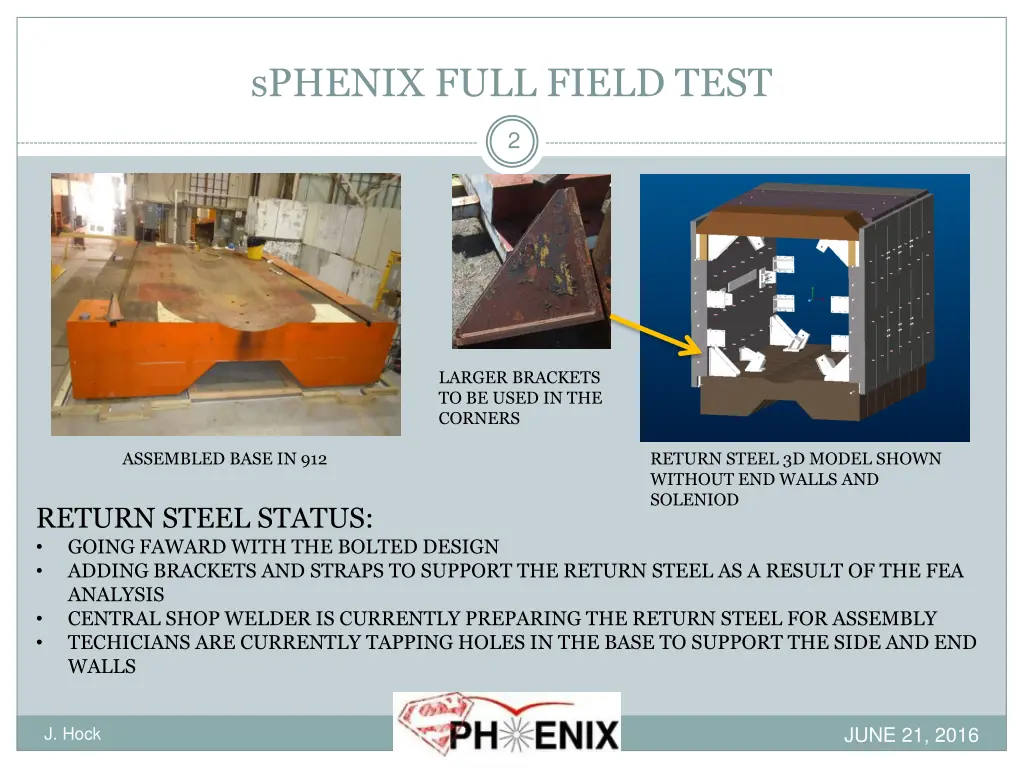 sphenix full field test