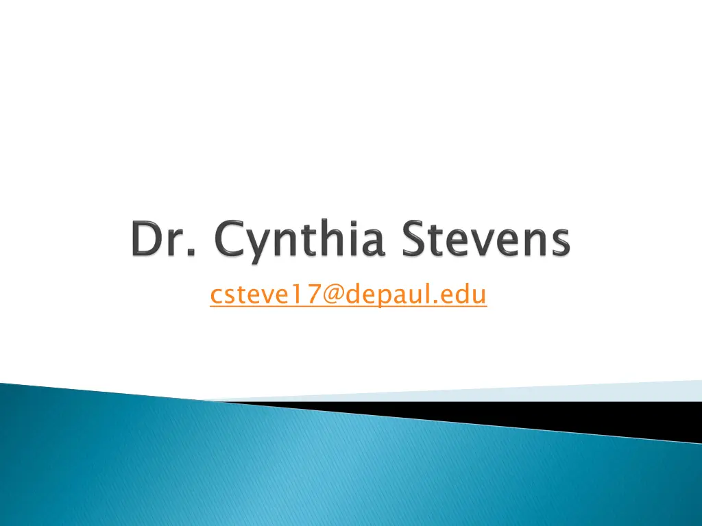 csteve17@depaul edu