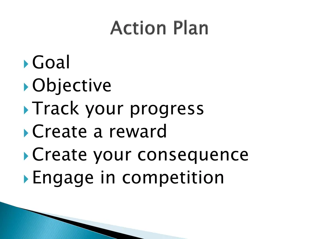goal objective track your progress create