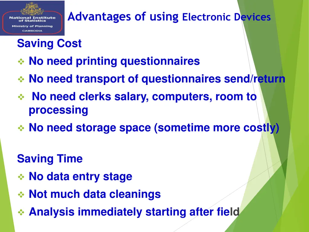 advantages of using electronic devices