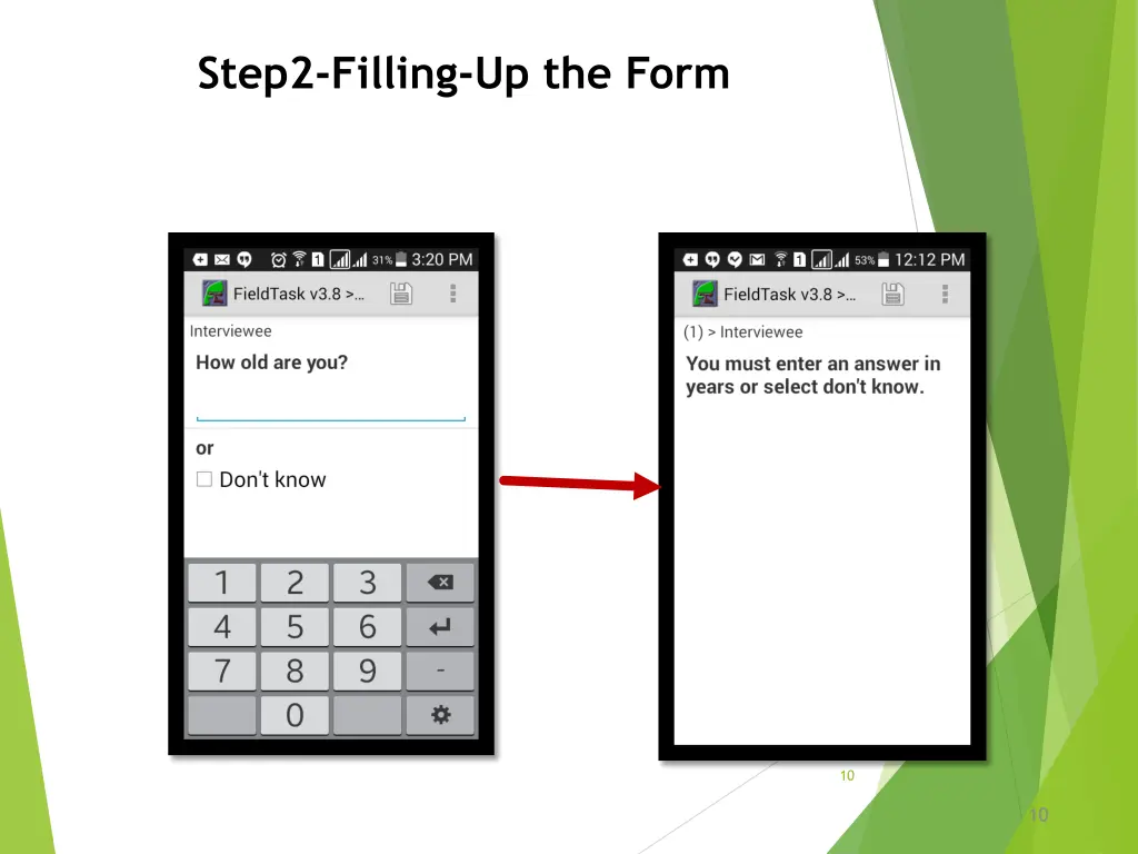 step2 filling up the form 1