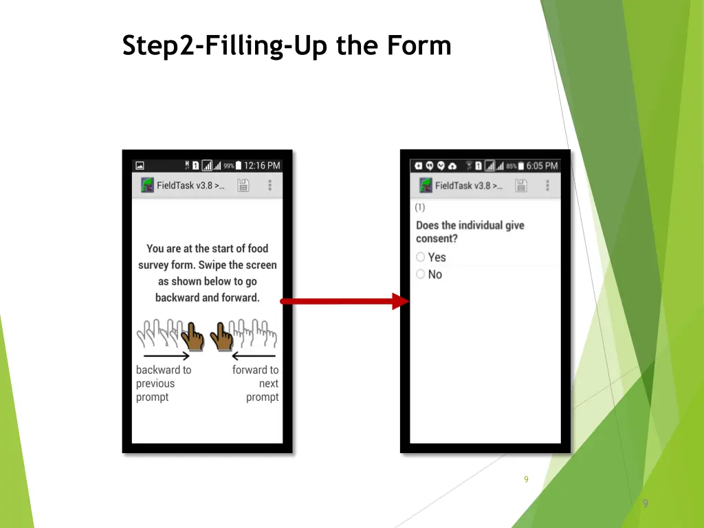 step2 filling up the form