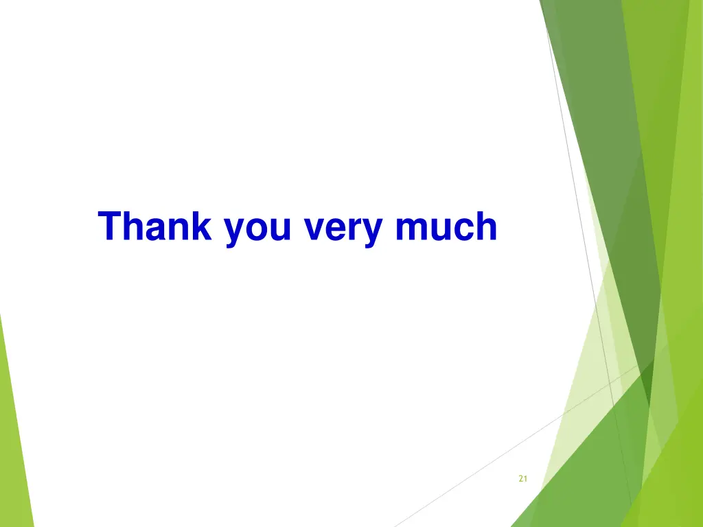 thank you very much
