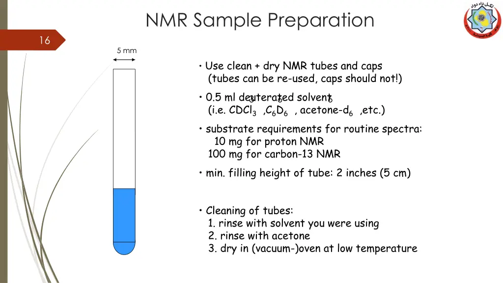 nmr sample preparation