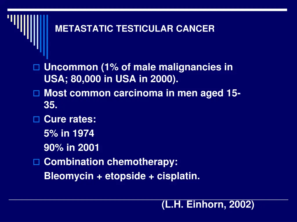 metastatic testicular cancer