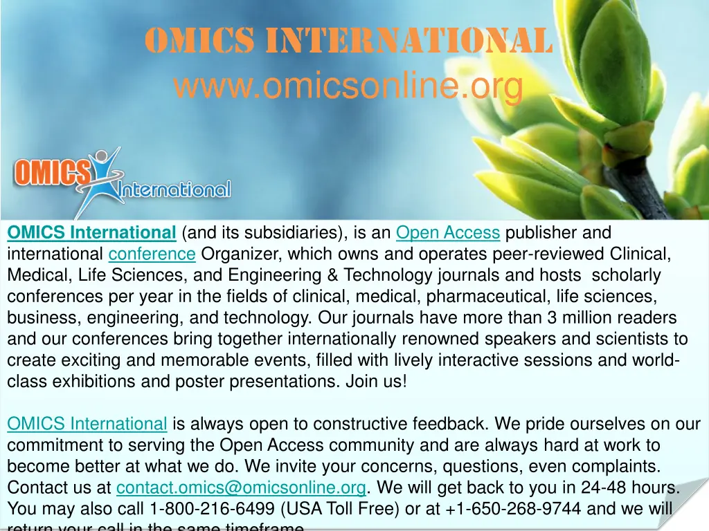 omics international www omicsonline org