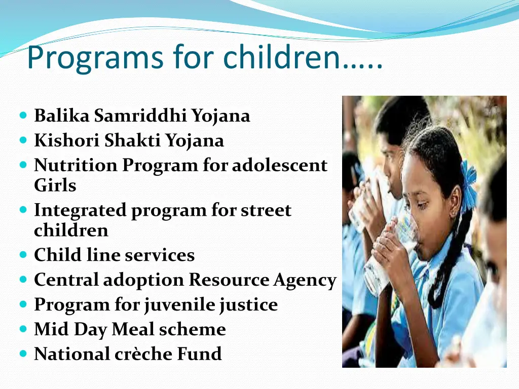 programs for children