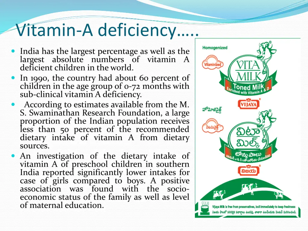 vitamin a deficiency