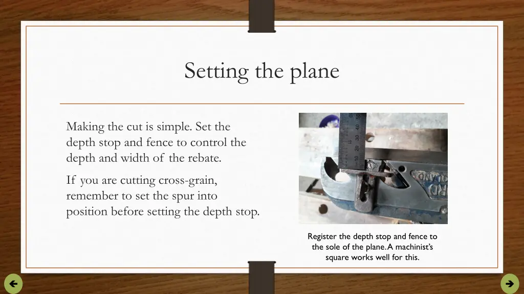setting the plane