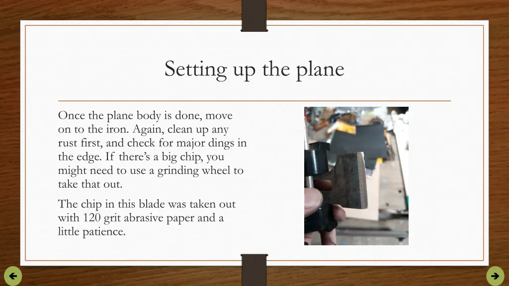 setting up the plane 2
