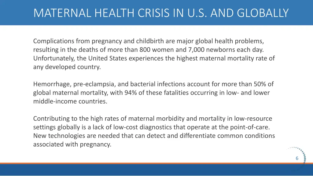 maternal health crisis in u s and globally