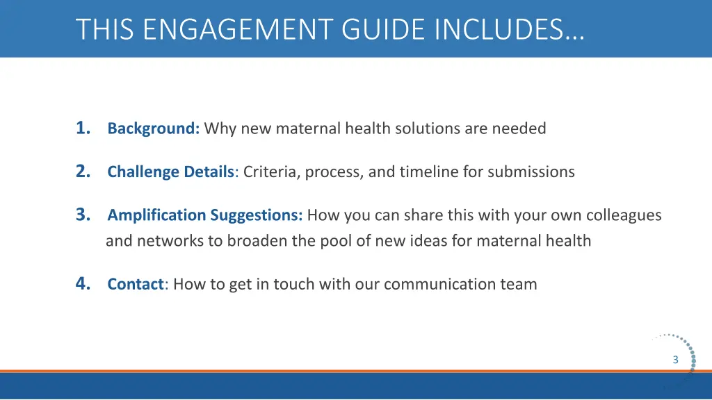 this engagement guide includes