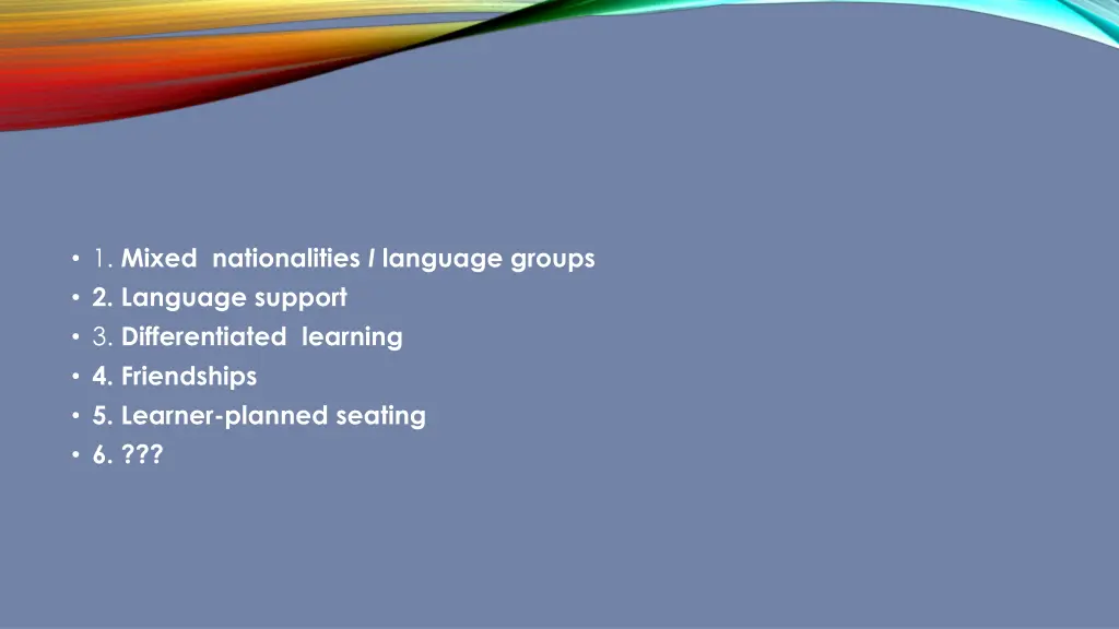 1 mixed nationalities i language groups