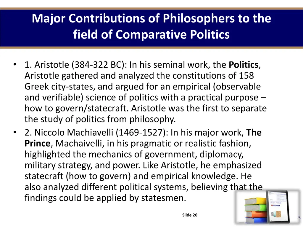 major contributions of philosophers to the field