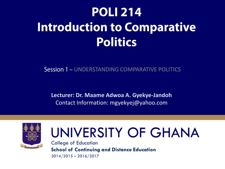 understanding comparative politics