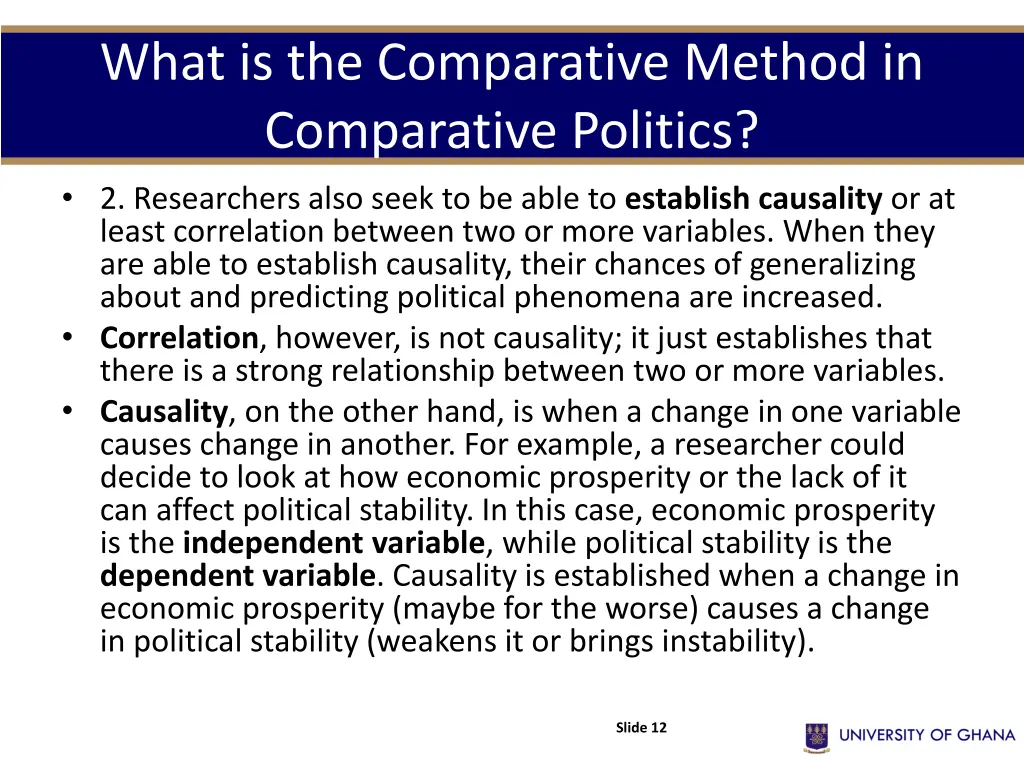 what is the comparative method in comparative 1