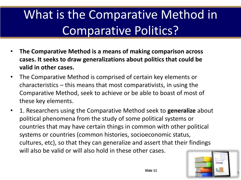 what is the comparative method in comparative
