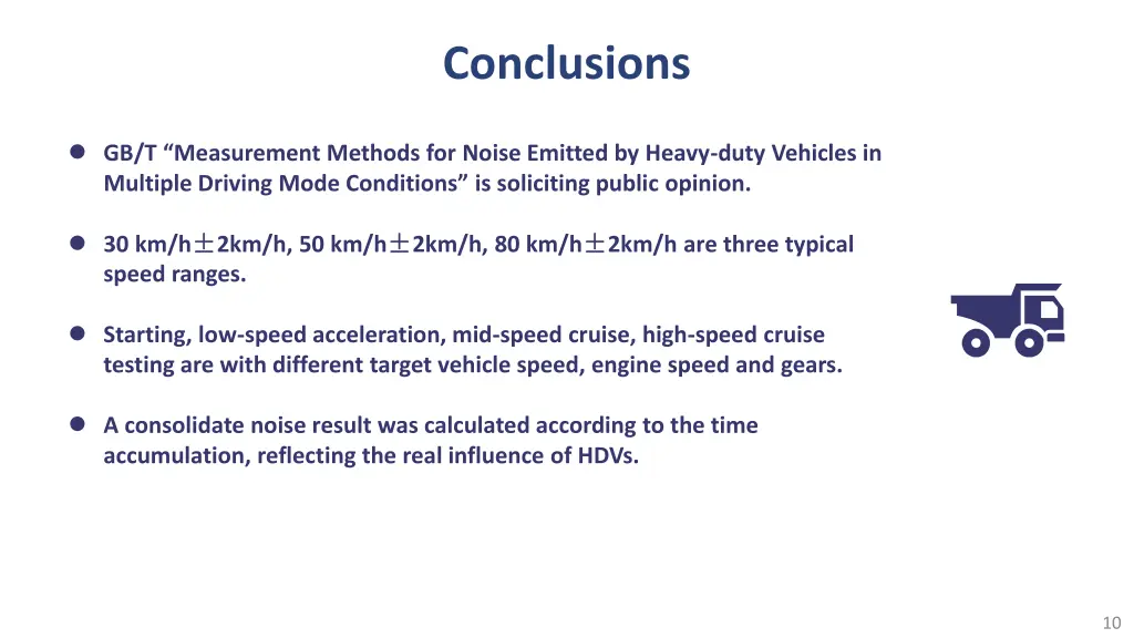 conclusions