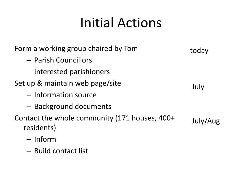 initial actions 1